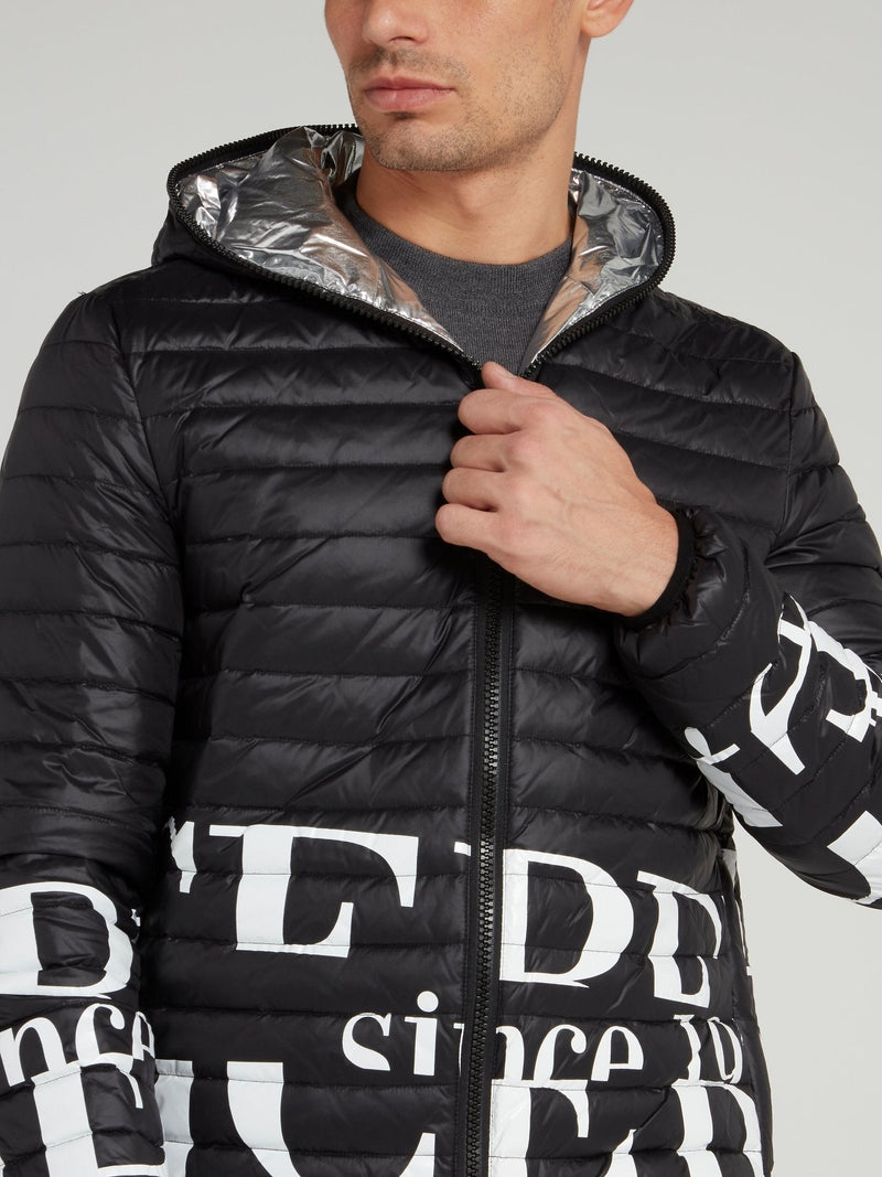 Black Statement Down Jacket