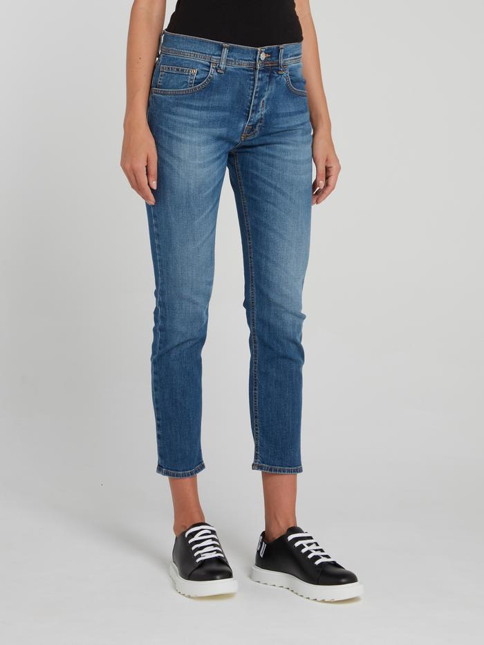 Skinny Denim Capri Pants