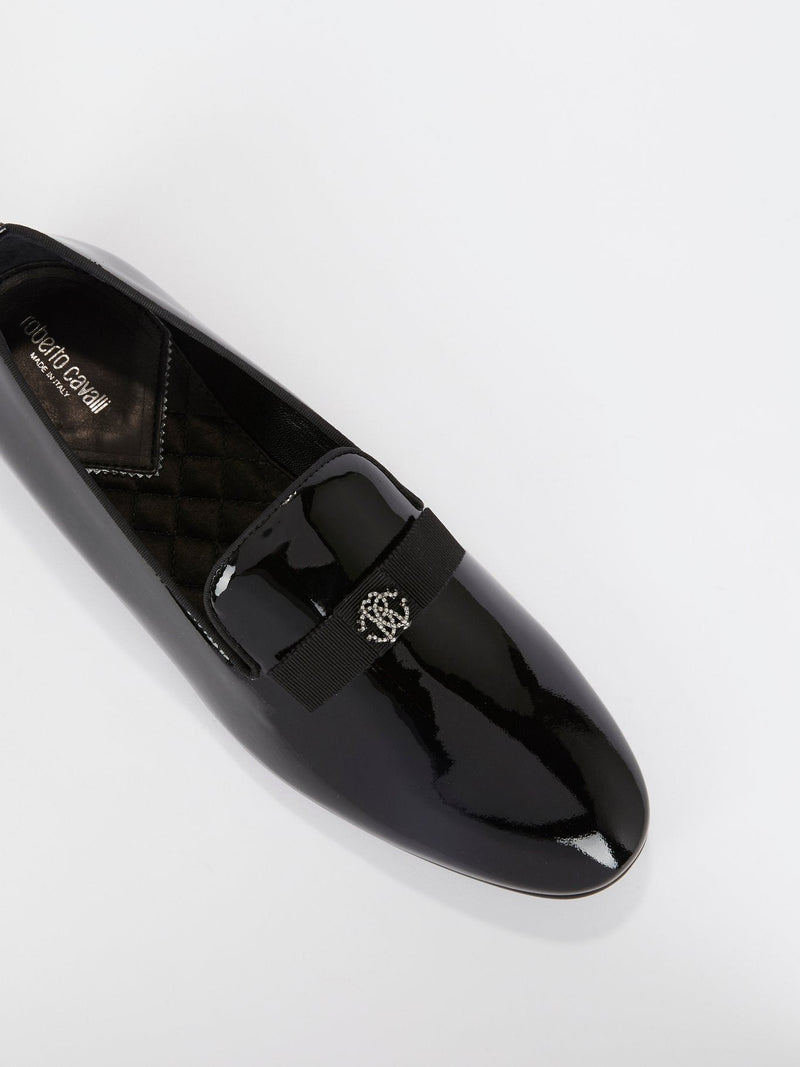 Black Patent Leather Loafers