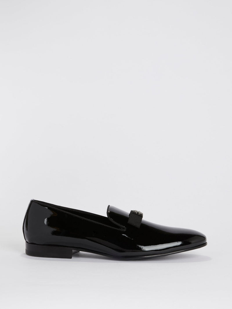 Black Patent Leather Loafers