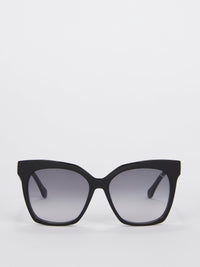 Smoke Lens Square Shaped Sunglasses