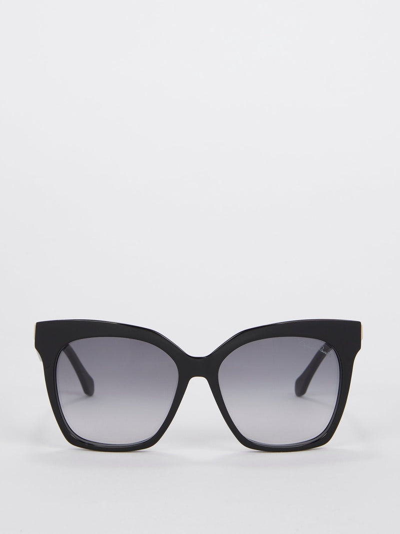 Smoke Lens Square Shaped Sunglasses