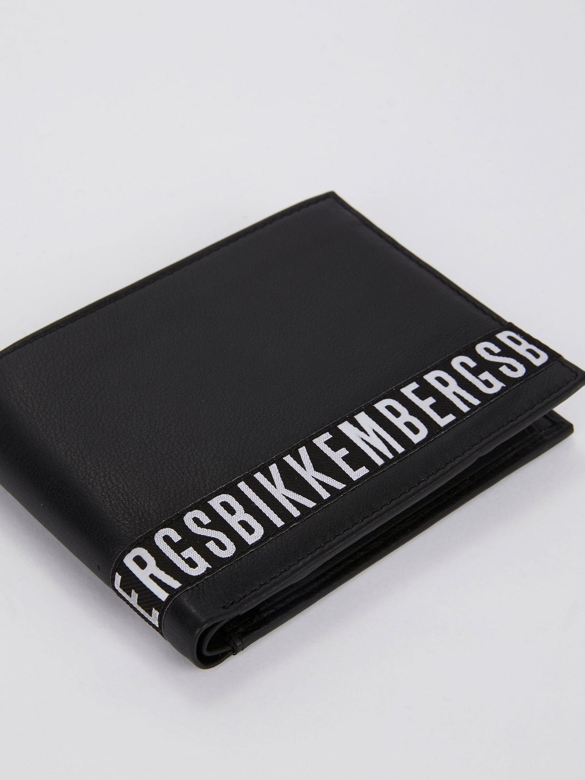 Brix 302 Black Logo Leather Wallet (Billfold 5 C/C with Coin Pocket )