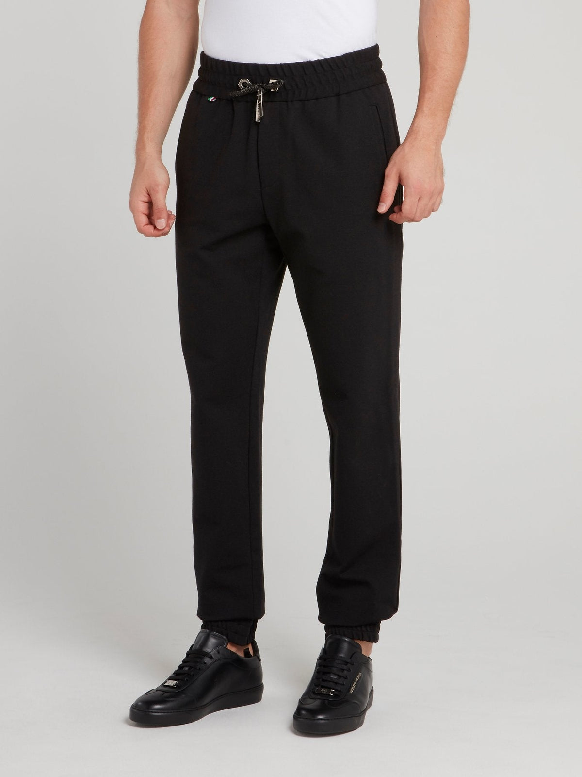 Black Drawstring Jogger Pants