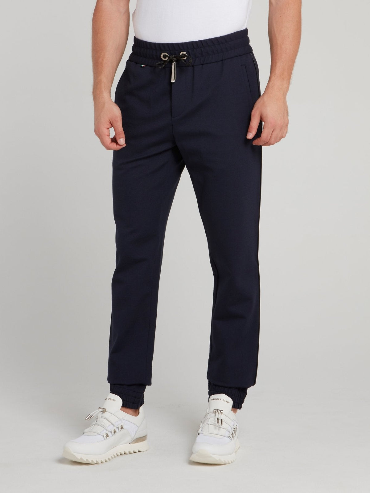 Navy Drawstring Jogger Pants