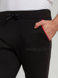 Black with Red Lining Track Pants