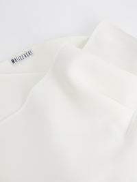 White Reassure Cummerbund Belt