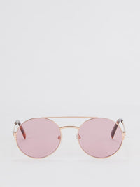 Bordeaux Lens Gold Frame Sunglasses