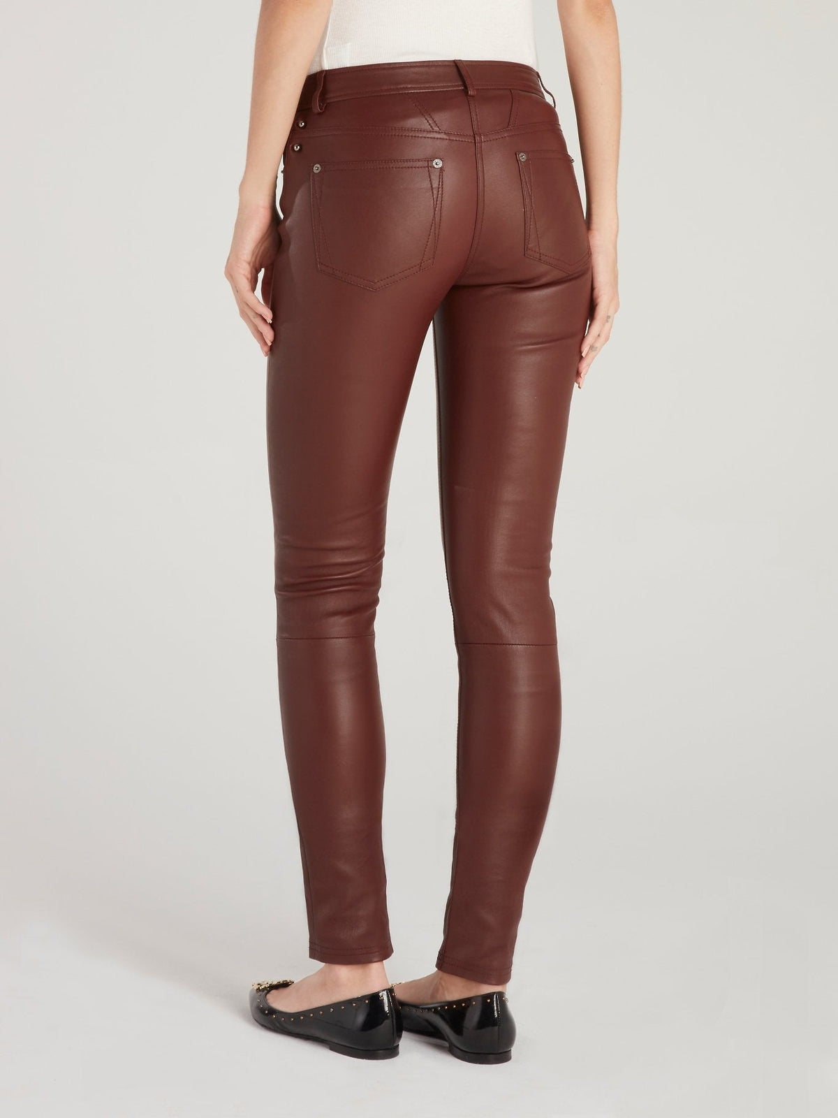 Brown Leather Trousers