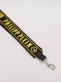 Yellow Logo Nylon Key Chain