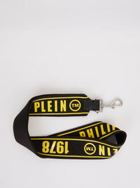 Yellow Logo Nylon Key Chain