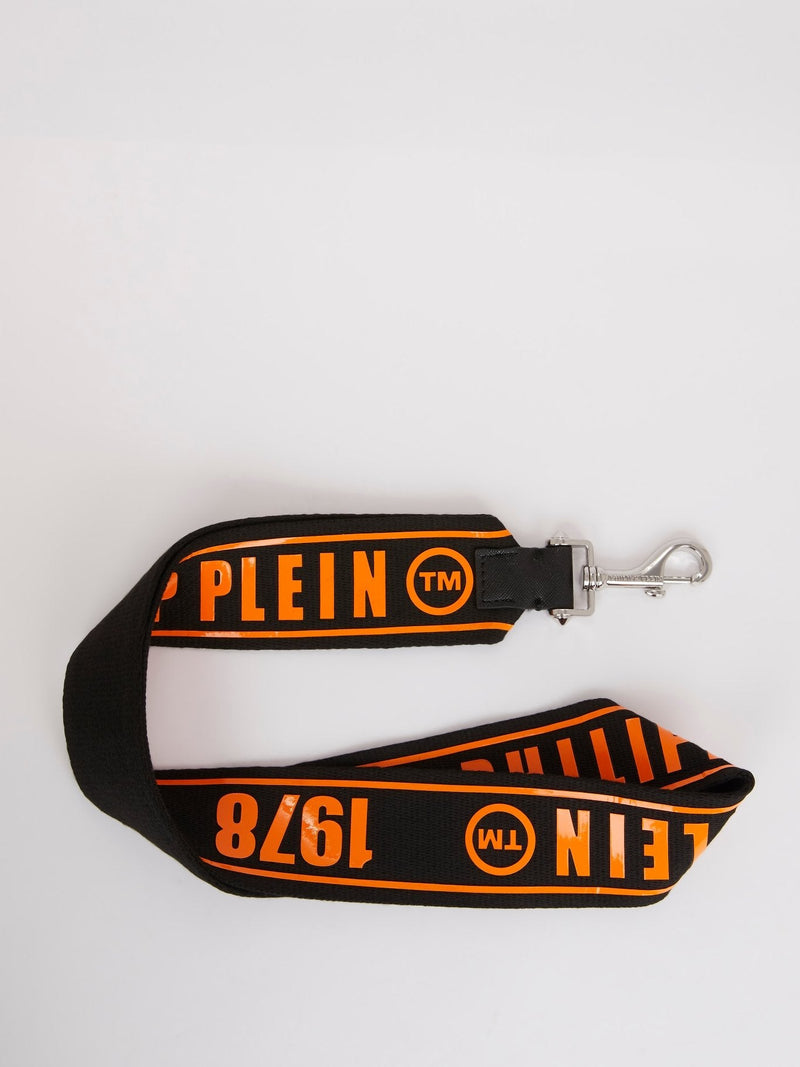 Orange Logo Nylon Key Chain