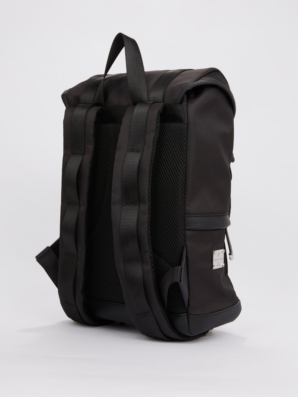 Black Logo Strap Buckle Rucksack