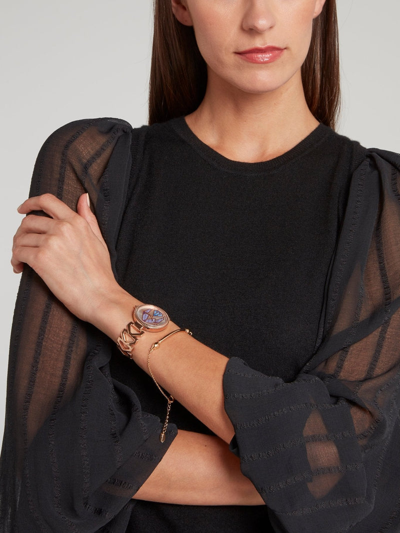 Magnifica Rose Gold Stainless Steel Watch