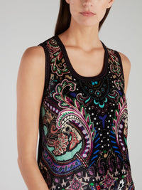 Baroque Print Tank Top