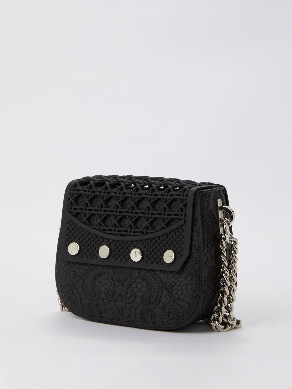 Black Mini Dafne Cesto Shoulder Bag