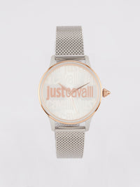 Silver Tone Milanese Dress Watch