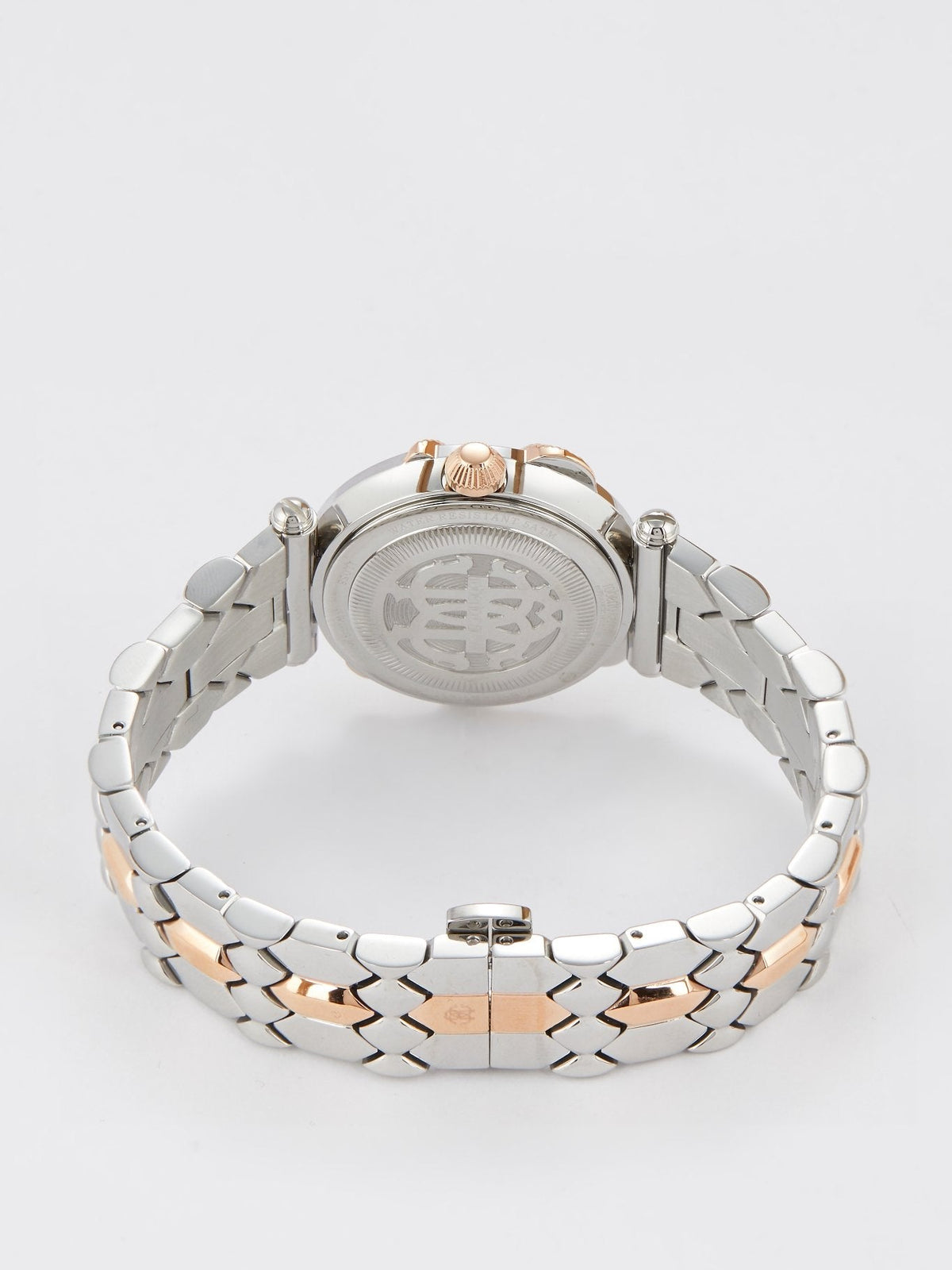 Roberto Cavalli by Franck Muller Two-Tone Snake Detail Dress Watch