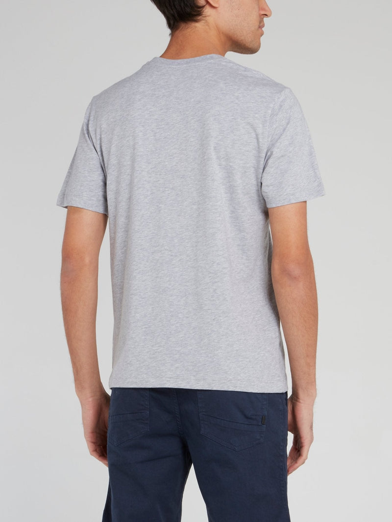 Grey Sport Logo T-Shirt