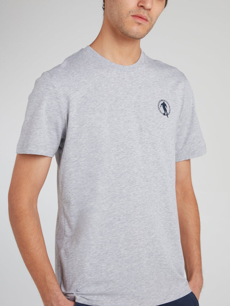 Grey Sport Logo T-Shirt