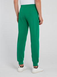 Green Knitted Track Pants