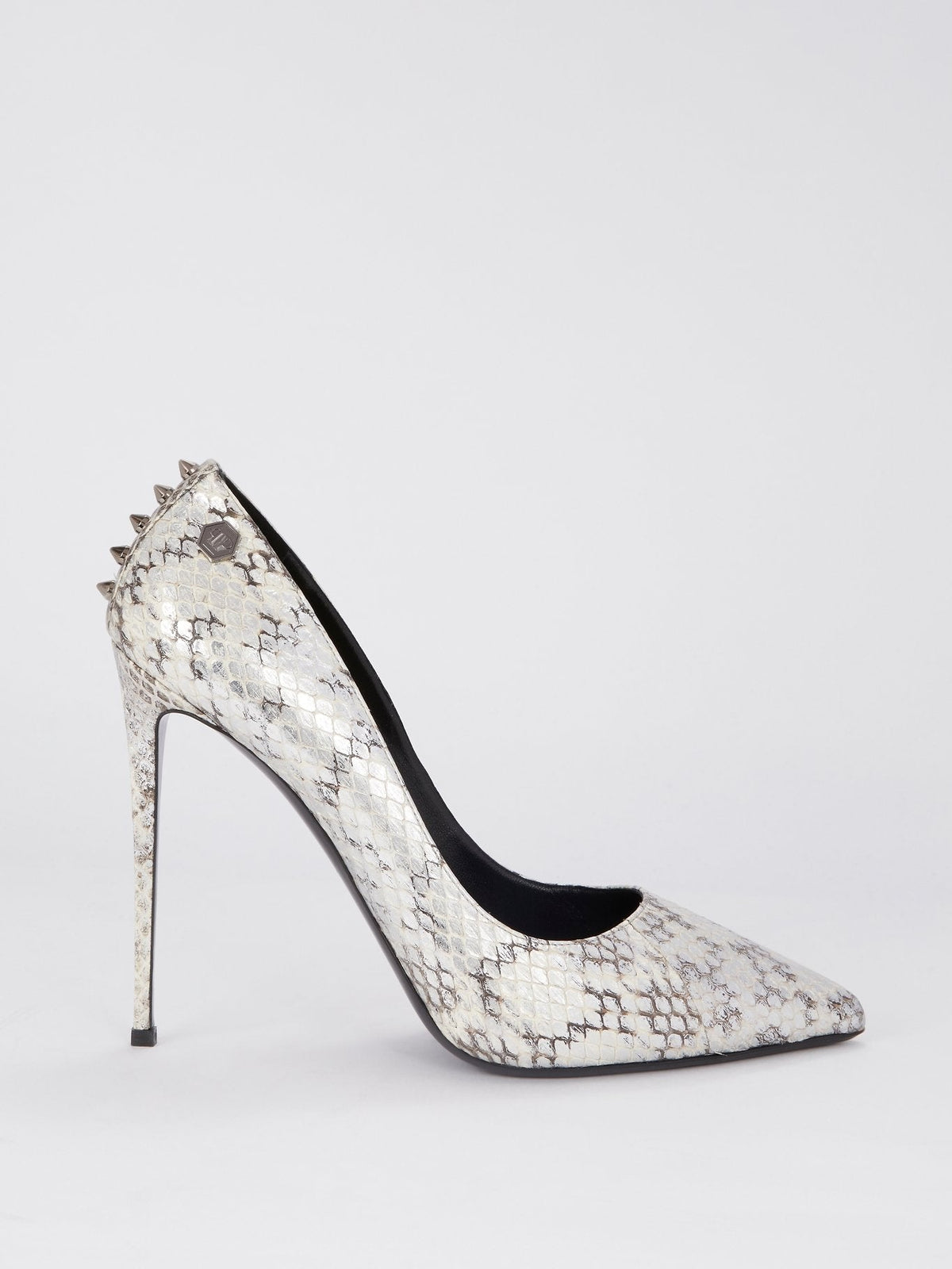 Python Effect Studded Pumps