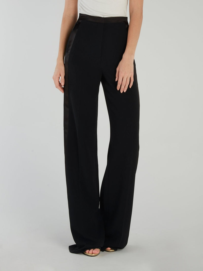 Black High Waist Palazzo Pants