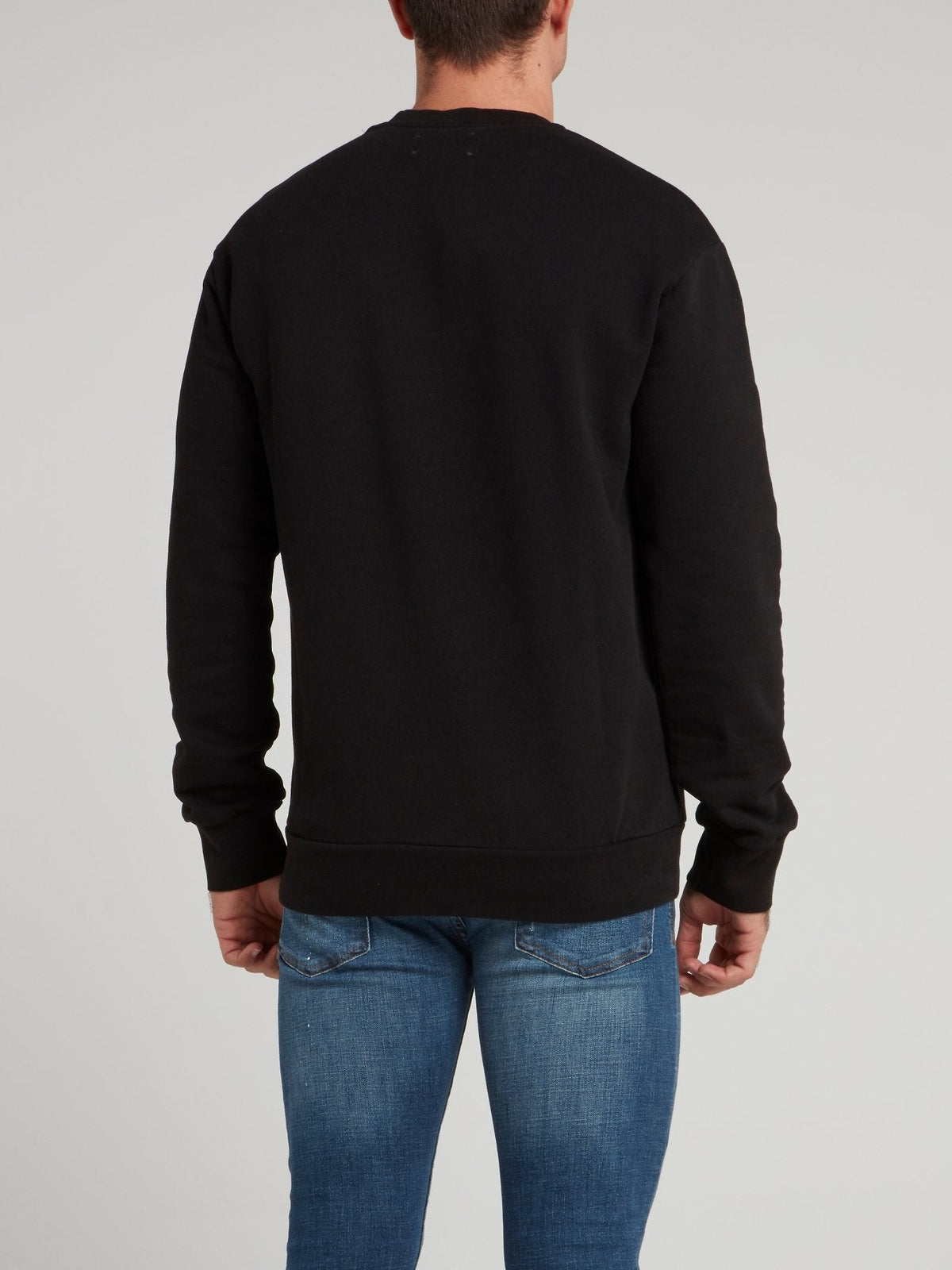 Black Crewneck Logo Sweatshirt