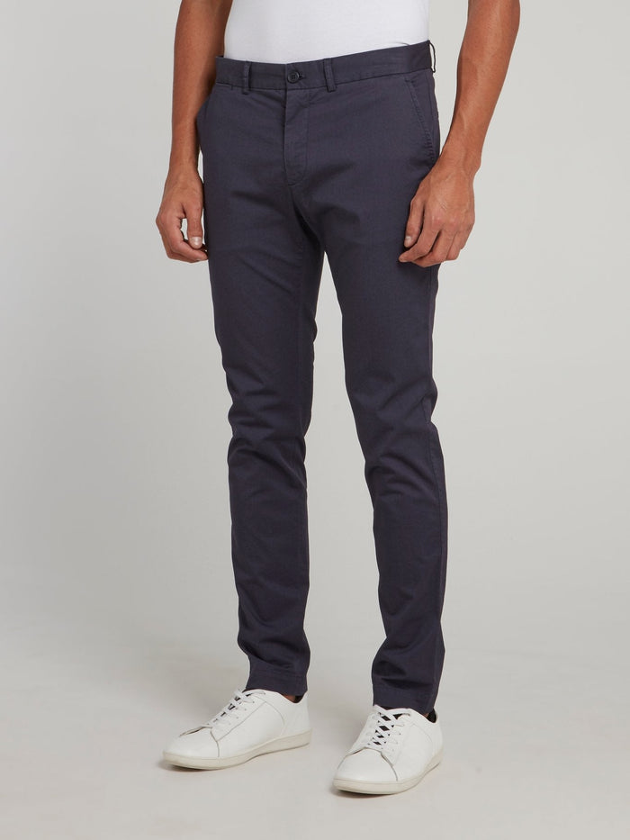 Navy Slim Fit Chino Pants