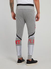 Klaas Grey Geometric Jogging Trousers