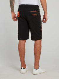 Camo Panel Jogging Shorts