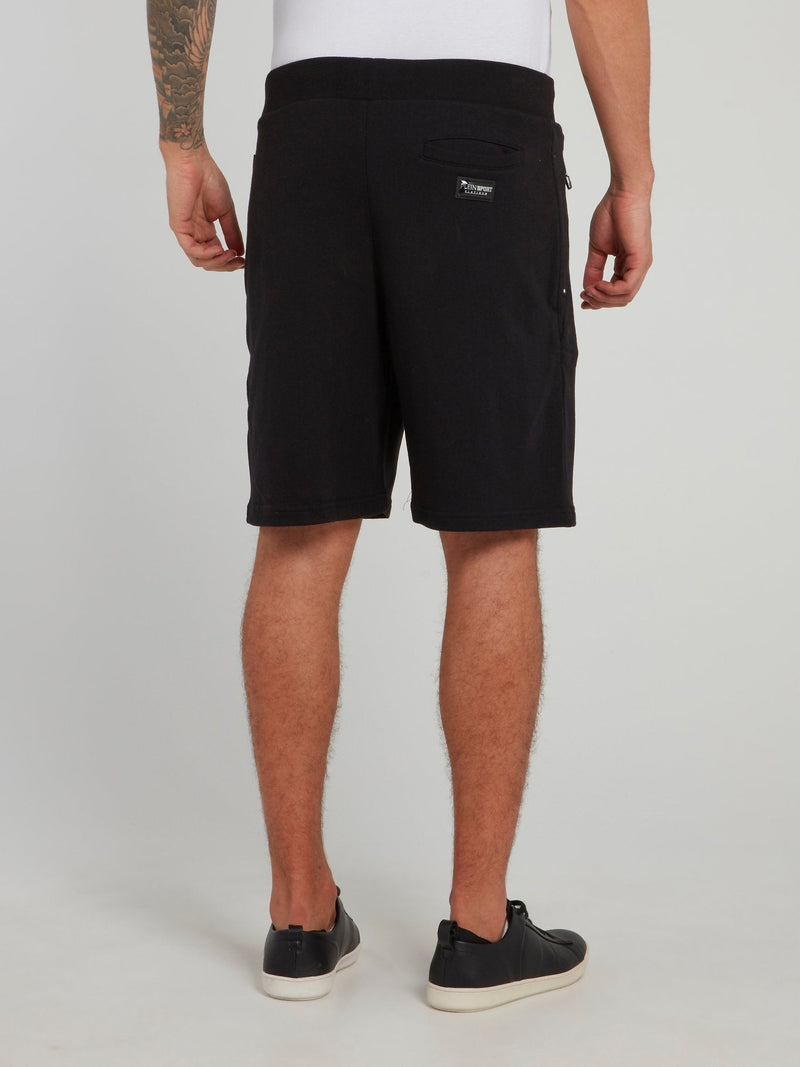 Ron Black Waistband Jogging Shorts