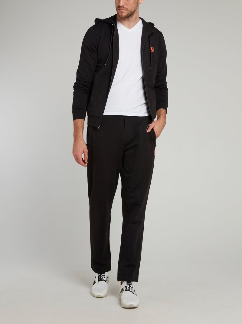 Black Sport Icon Fleece Pants