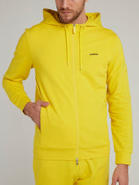 Yellow Rear Logo Jacket