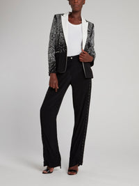 Black Multi-Stud Blazer