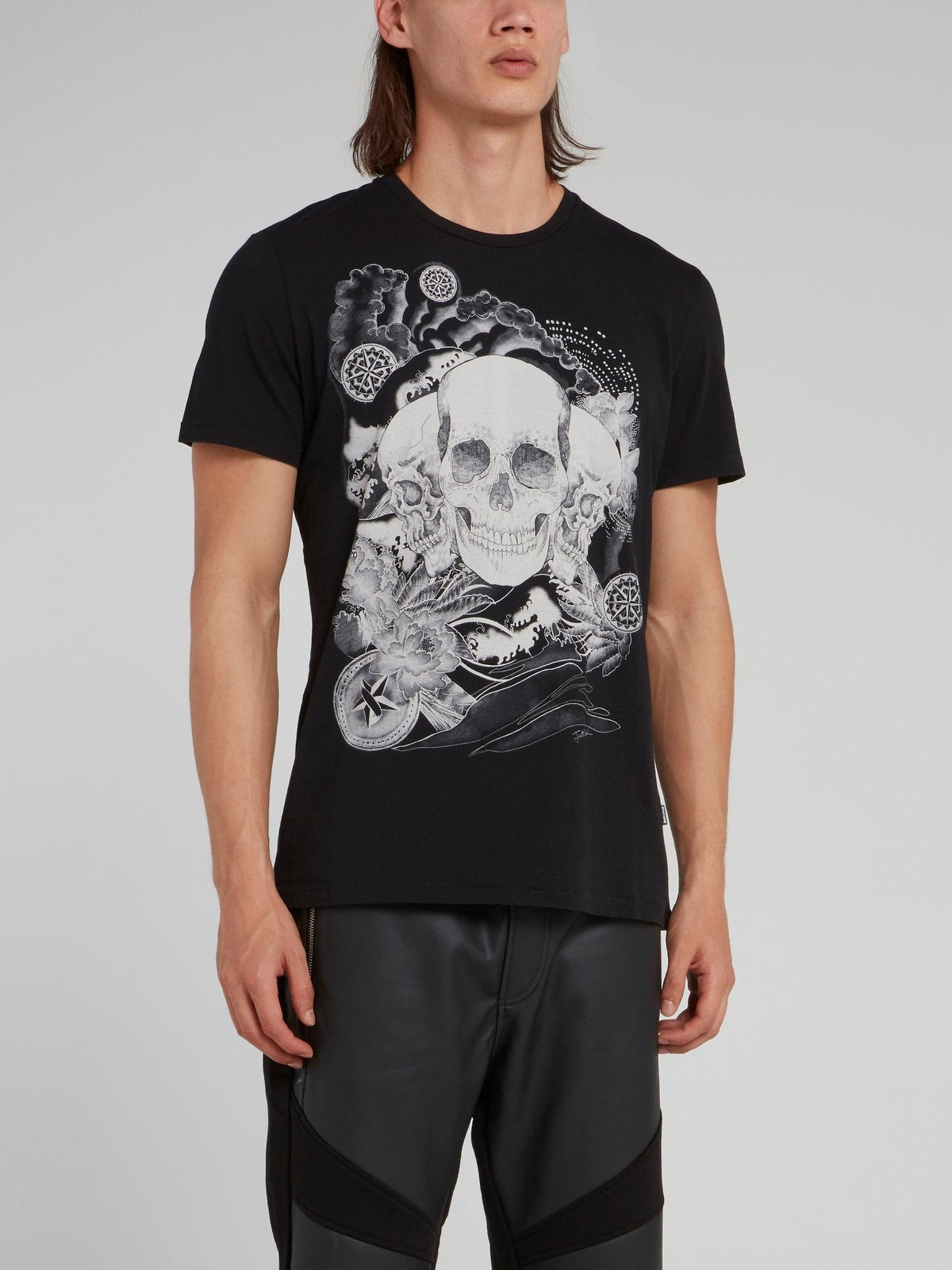 Black Skull Sketch T-Shirt