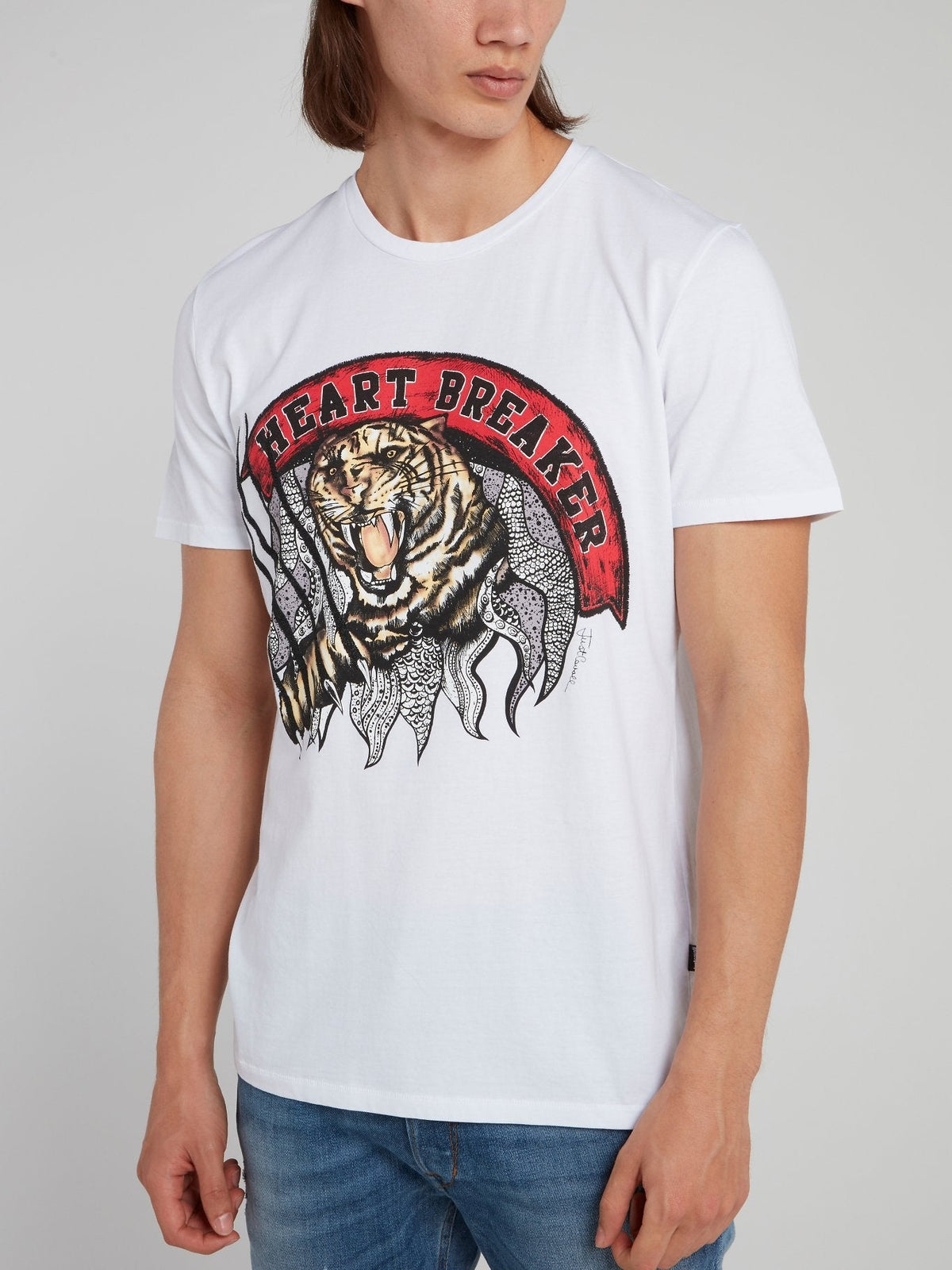 White Tiger Graphic T-Shirt