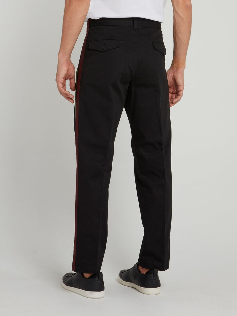 Black Straight Cut Pants