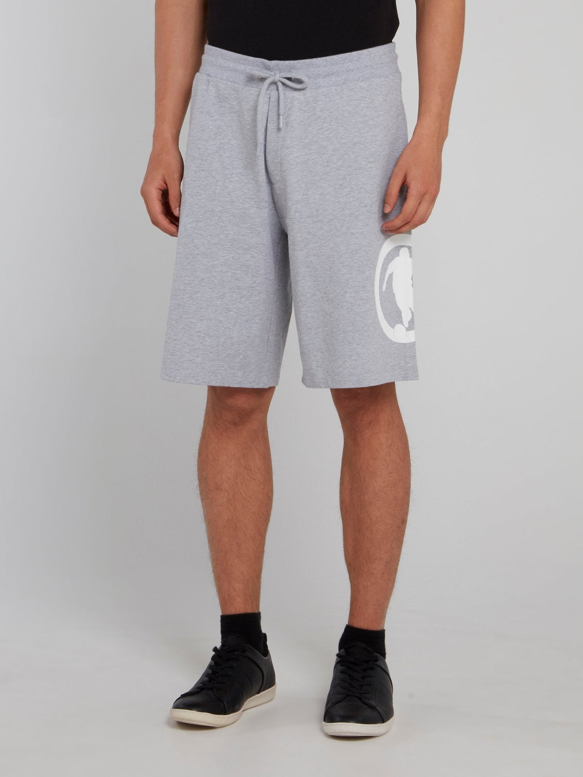 Grey Sport Logo Shorts