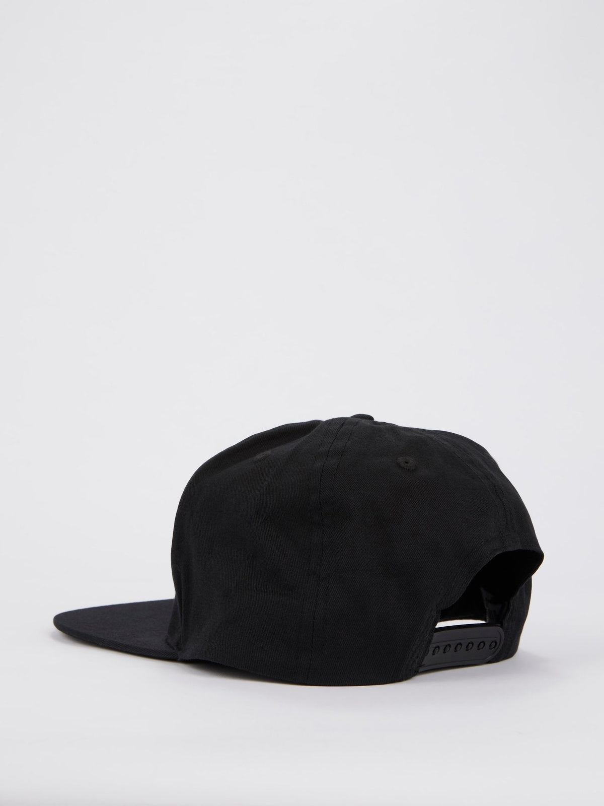 Black Sport Logo Patch Cap