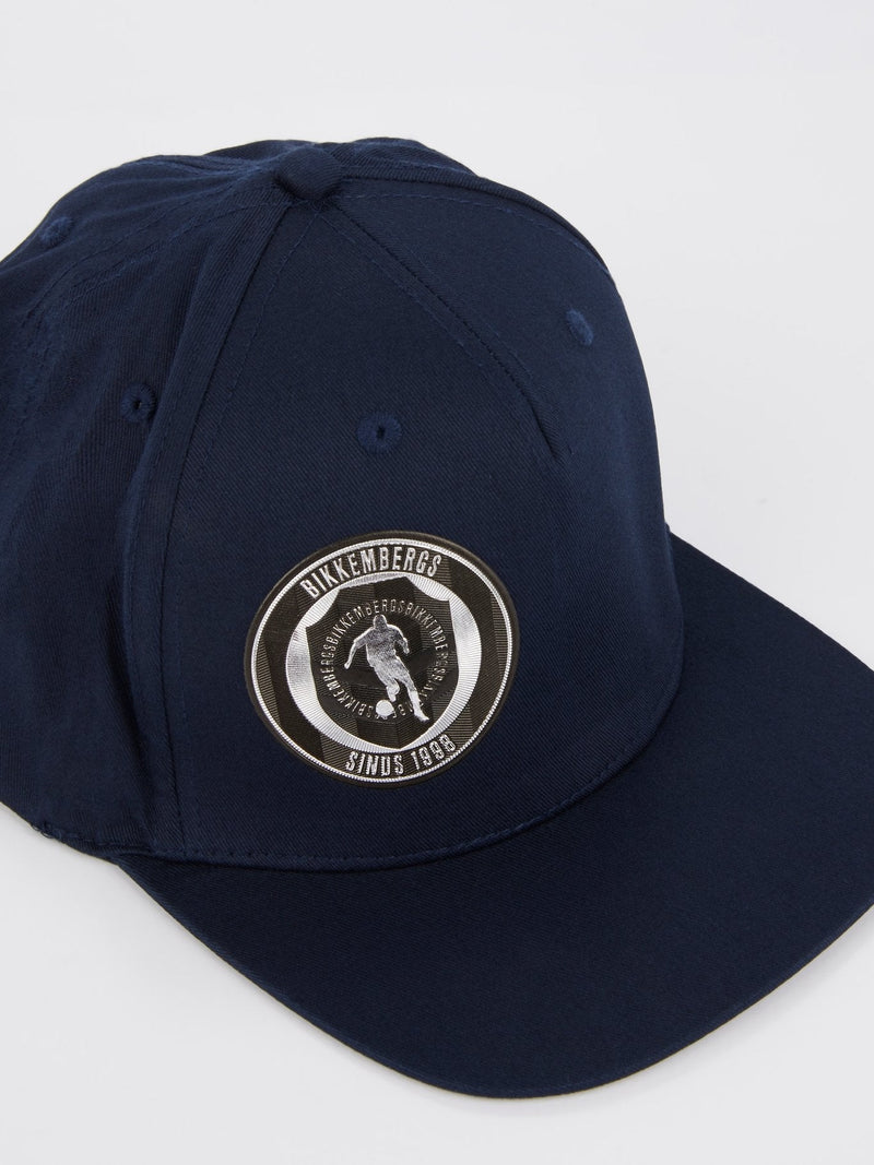 Navy Sport Logo Patch Cap