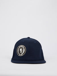 Navy Sport Logo Patch Cap