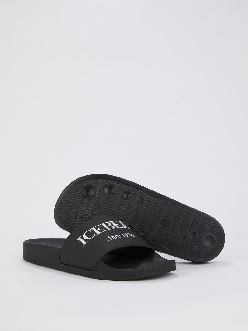 Black Classic Logo Slides