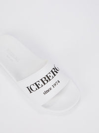 White Classic Logo Slides