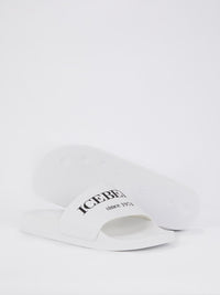 White Classic Logo Slides