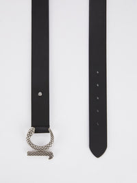 Black Snake Logo Belt