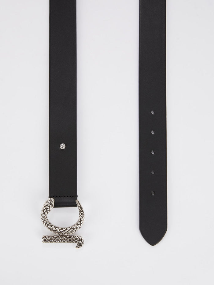 Black Snake Logo Belt