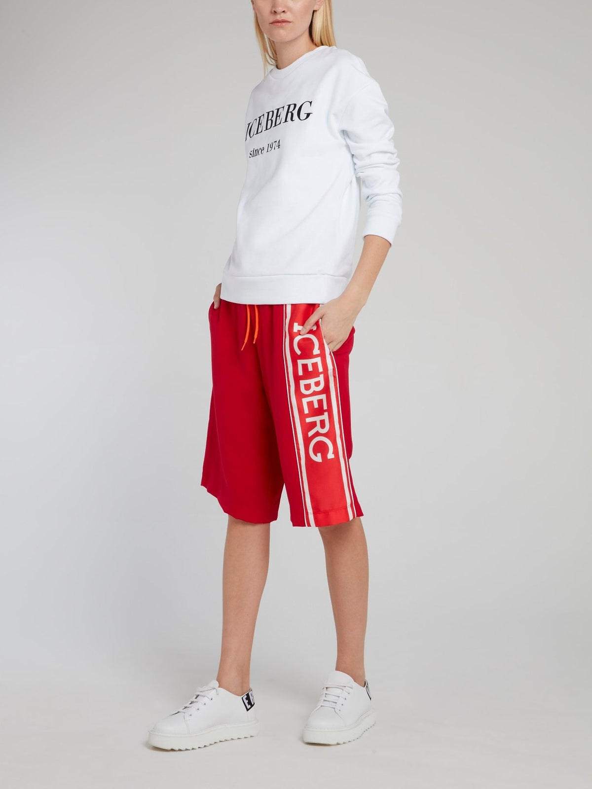 White Classic Logo Sweatshirt