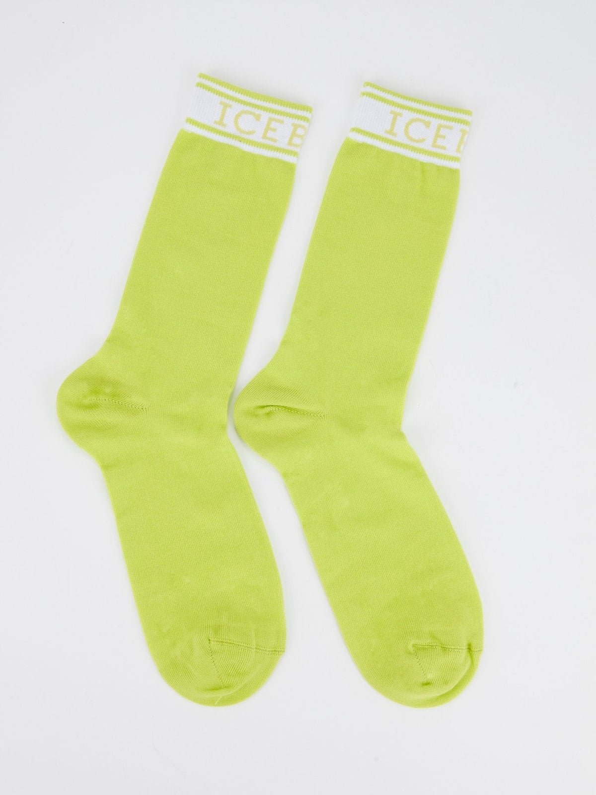 Green Logo High Socks