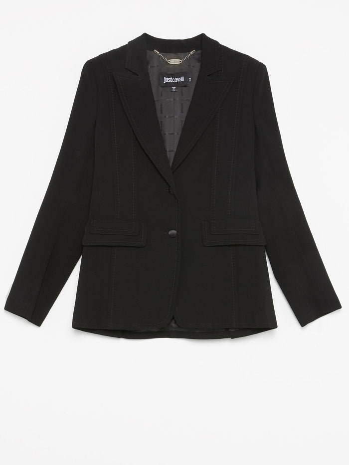 Black Stitch Detail Jacket